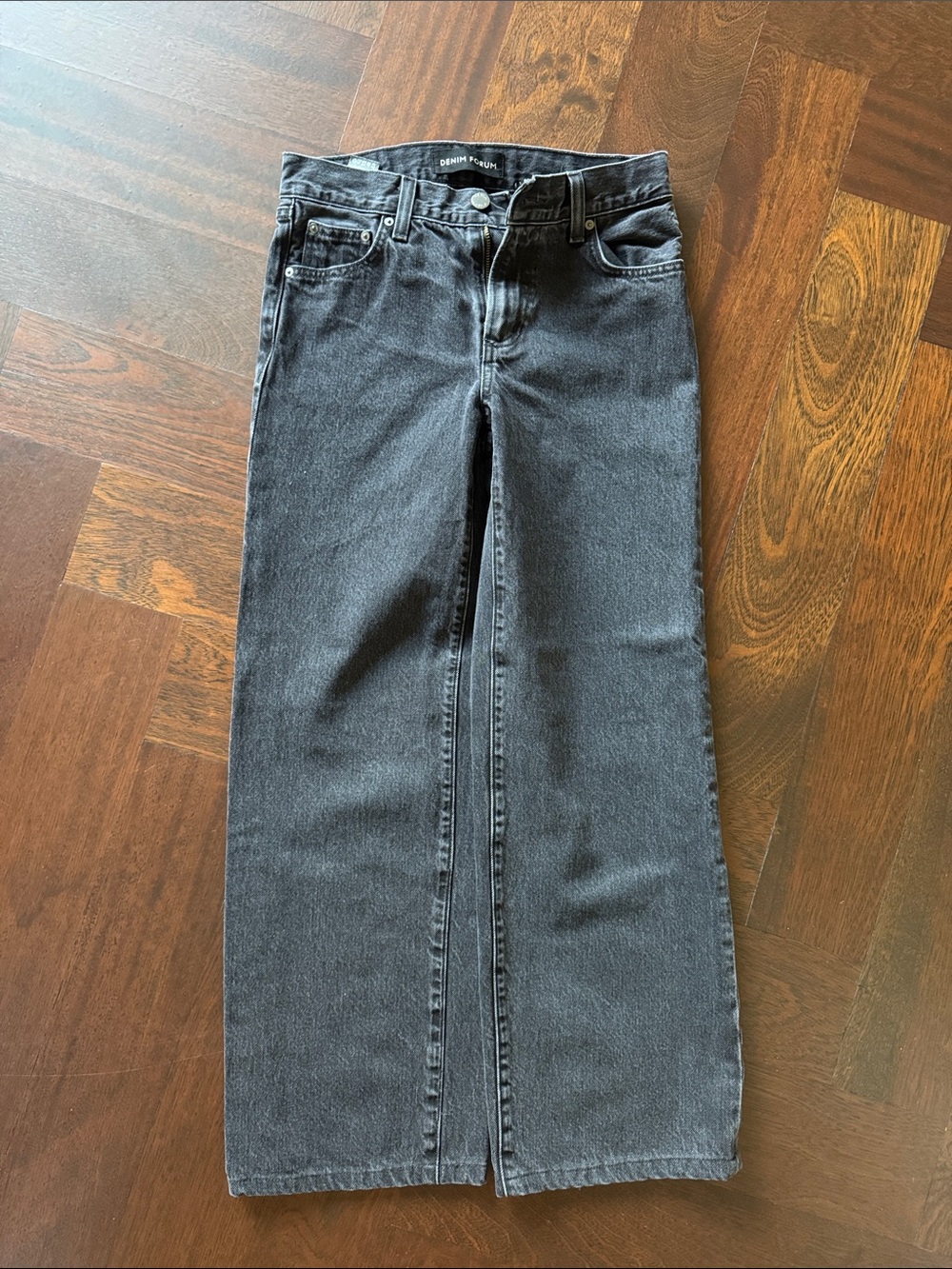 Denim forum Women's Black Wide-Leg Jeans